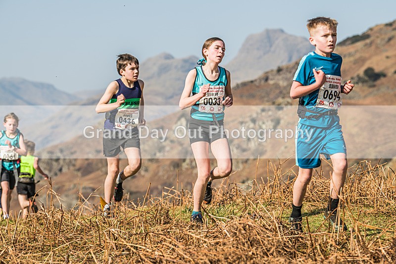 Elterwater-47 - Kendal Winter League Elterwater Under 13 Fell Race Sunday 9th March 2025