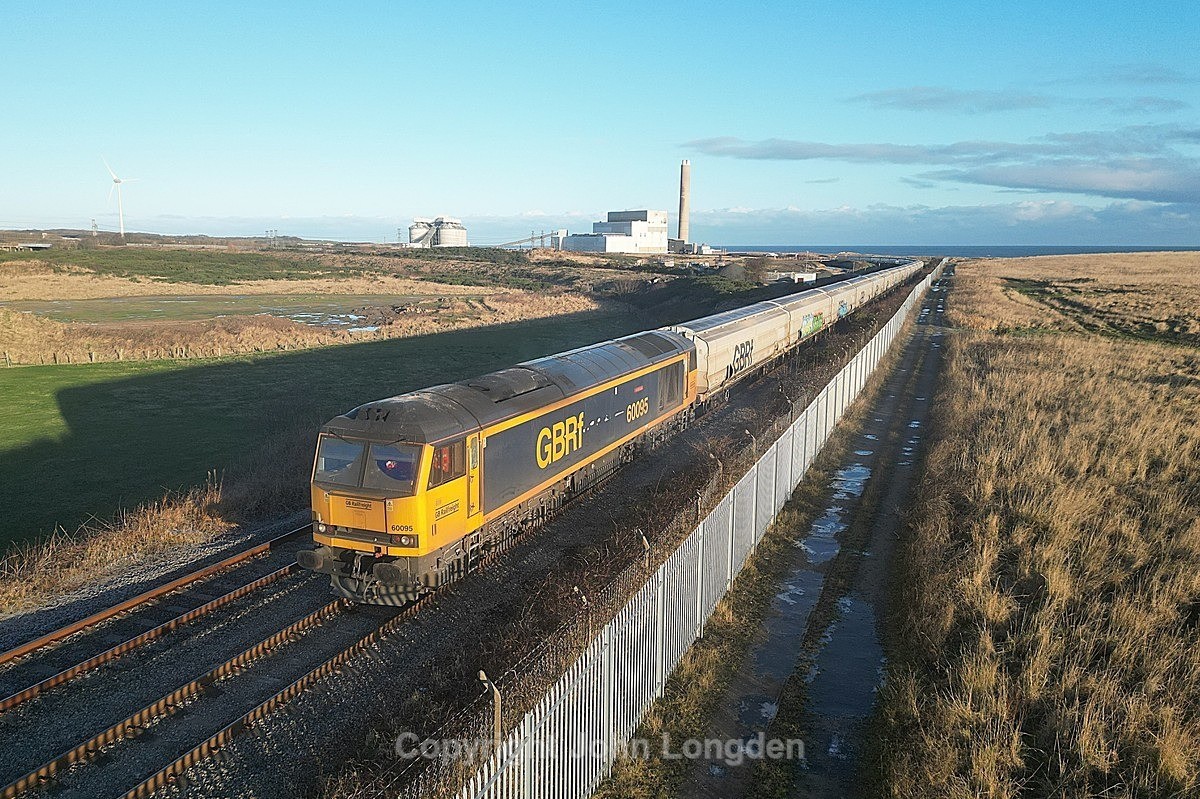 JL - 2.1.25 60095 6N19 Lynemouth - Tyne Dock, Woodhorn North - Latest shots