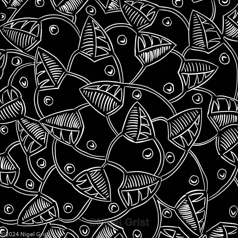  - Linocut