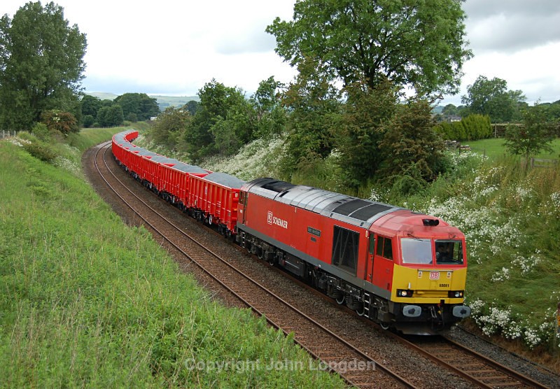 JL - 20.6.16 60091 Ribblehead VQ - Hunslet East Hanson, Long Preston - Around Long Preston
