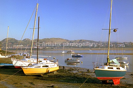 Deganwy  boats - Sceniks.com - Snowdonia landscape photographs by Dave O'Shea