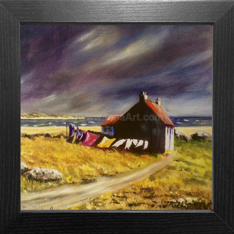 Hebridean Washing Day( SOLD) - Outer Hebrides