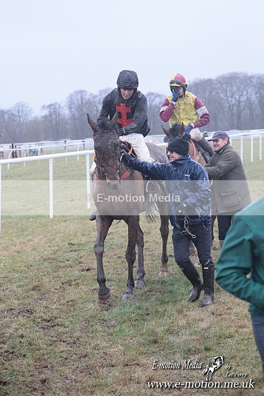 PtP 260125 627 - Cocklebarrow Point-to-Point racing with the Heythrop Hunt 26/01/25