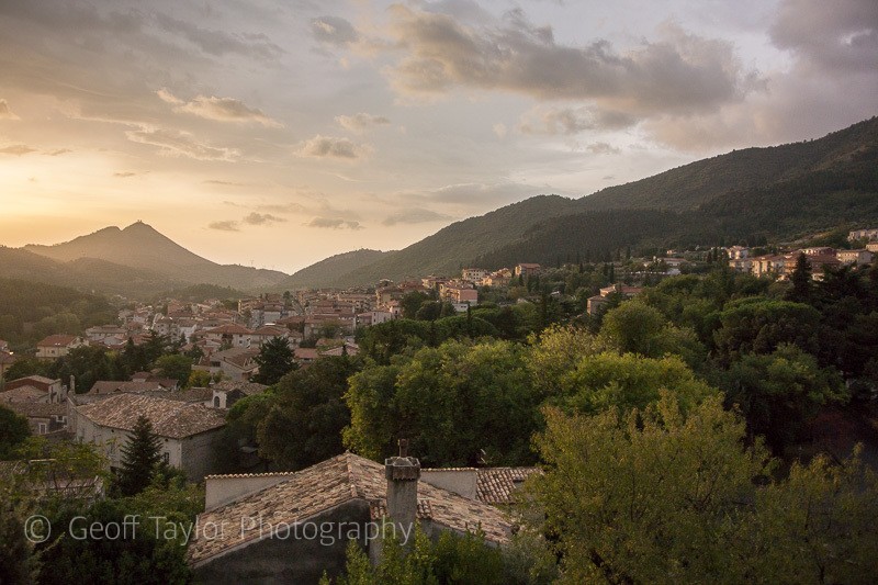 Morano Calabro, dawn from Hotel - Naples, Padula & Northern Calabria