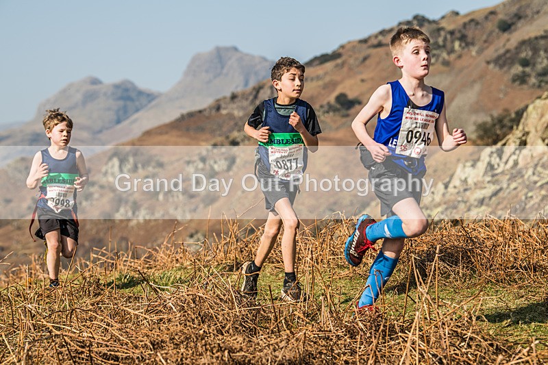 Elterwater-106 - Kendal Winter League Elterwater Under 13 Fell Race Sunday 9th March 2025