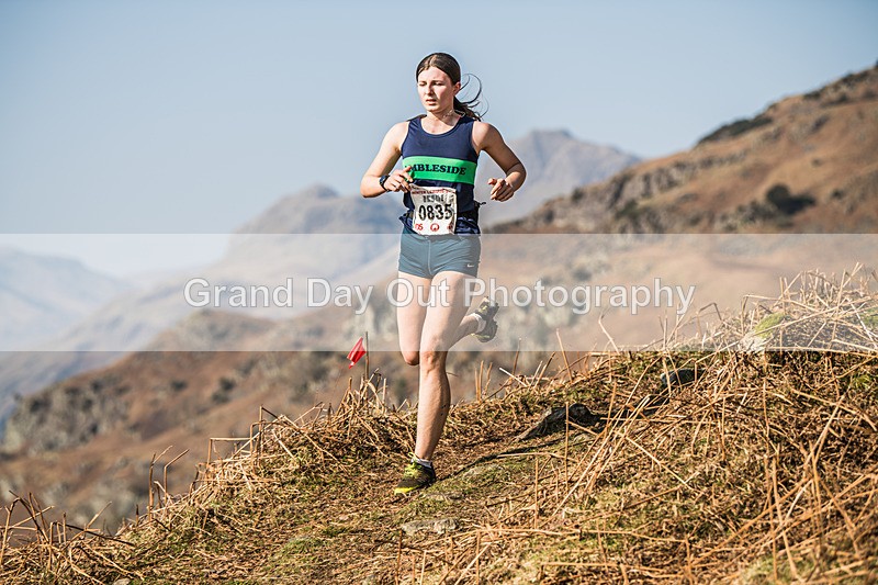 Elterwater-332 - Kendal Winter League Elterwater Under 15/17 Fell Races Sunday 9th March 2025