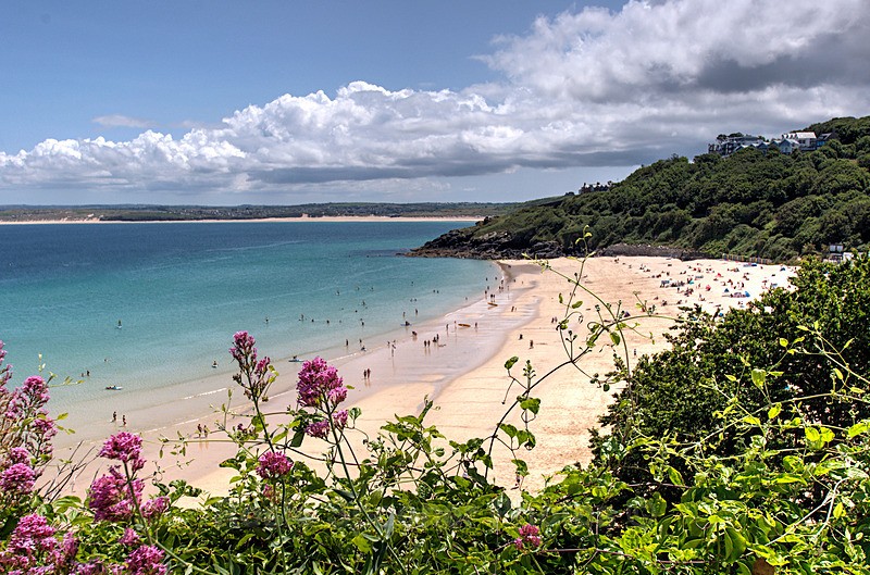 CW24 - Porthminster Beach at St Ives Cornwall - Special offer cards £1.25 each (minimum order 8). No extra postage