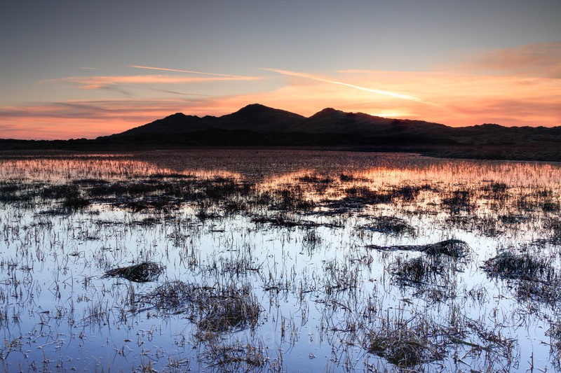 Caw Sunset - Distant Hills