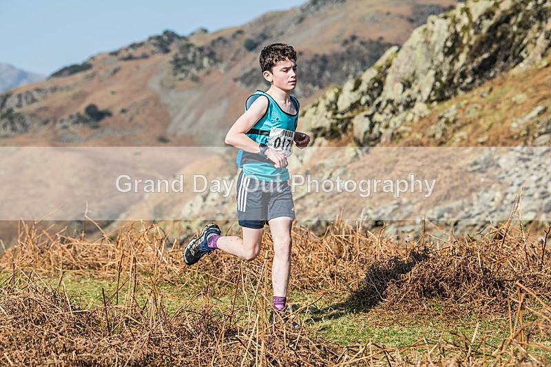 Elterwater-22 - Kendal Winter League Elterwater Under 13 Fell Race Sunday 9th March 2025