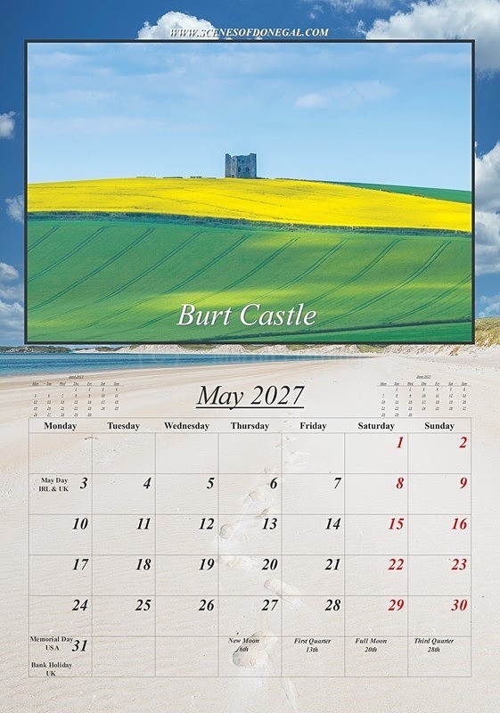 2027 calendarplp_Page5 - 2027 Scenes of Donegal Calendar