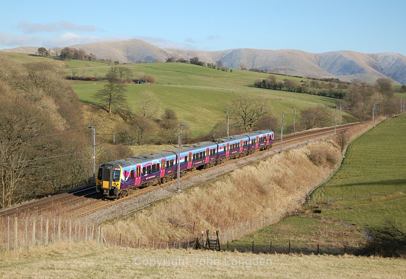 JL - 15.2.16 350409 1M97 13.11 Lockerbie - Man Airport, Beckhouses - West Coast Main Line (north to south)