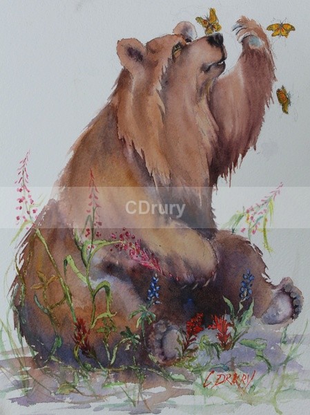 Bears, Blossoms and Butterflies - AVAILABLE PRINTS and Notecards