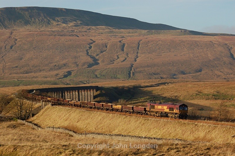 10.12.09 - 66201 6K05 Carlisle - Crewe, Ribblehead - Ribblehead