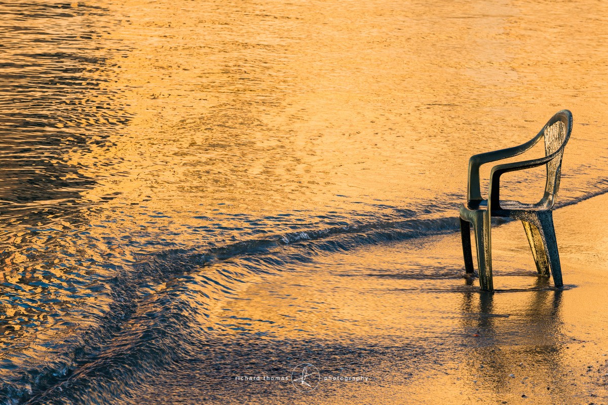On Golden Chair - Beside the Sea