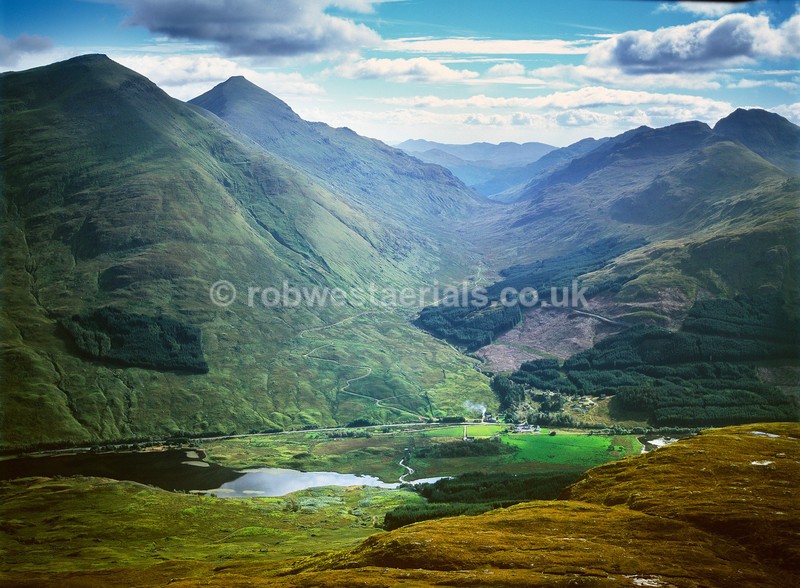 aerial pictures of Scotland Scotlands mountains hills moors highlands Ben More