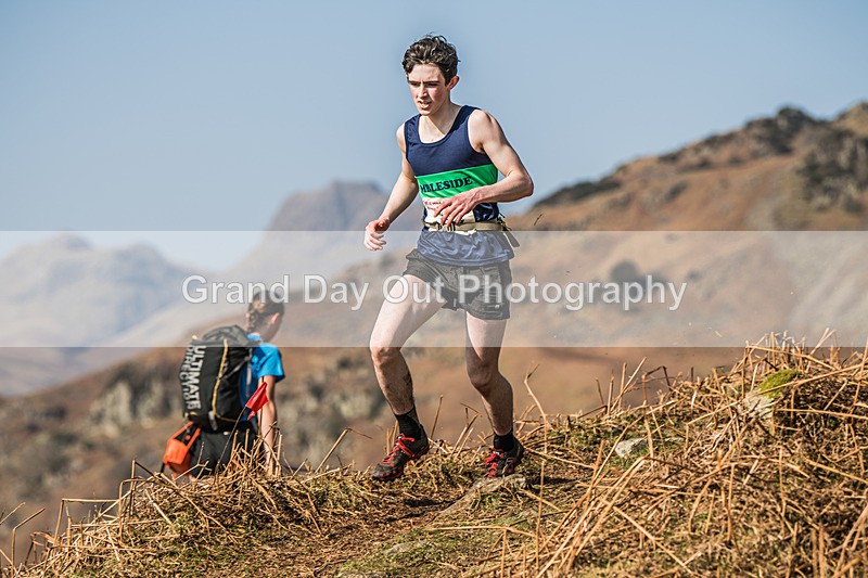 Elterwater-318 - Kendal Winter League Elterwater Under 15/17 Fell Races Sunday 9th March 2025