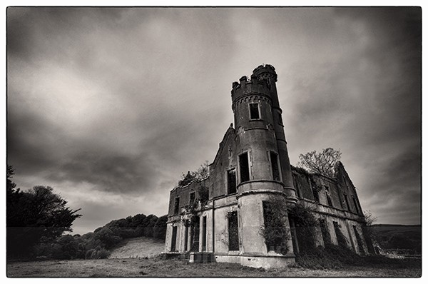 The Ruin Of Ardtully Castle, Kenmare, Co. Kerry, Ireland.