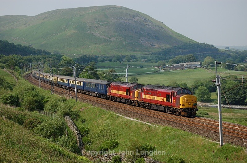 11.6.07 - 37406 & 37410, Dillicar Common - West Coast Main Line (north to south)