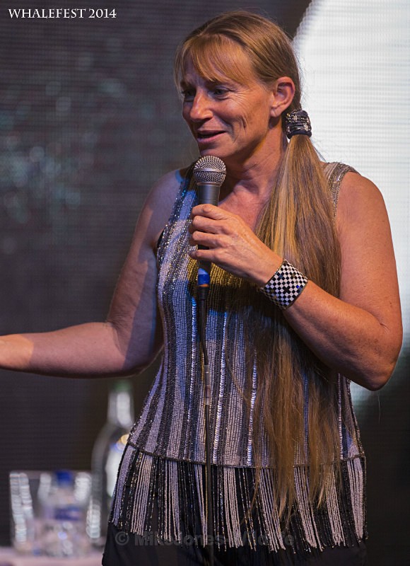 Dr Ingrid Visser REF IV1 - INGRID VISSER Images from Whalefest 2014 in Brighton ' FREE MORGAN '