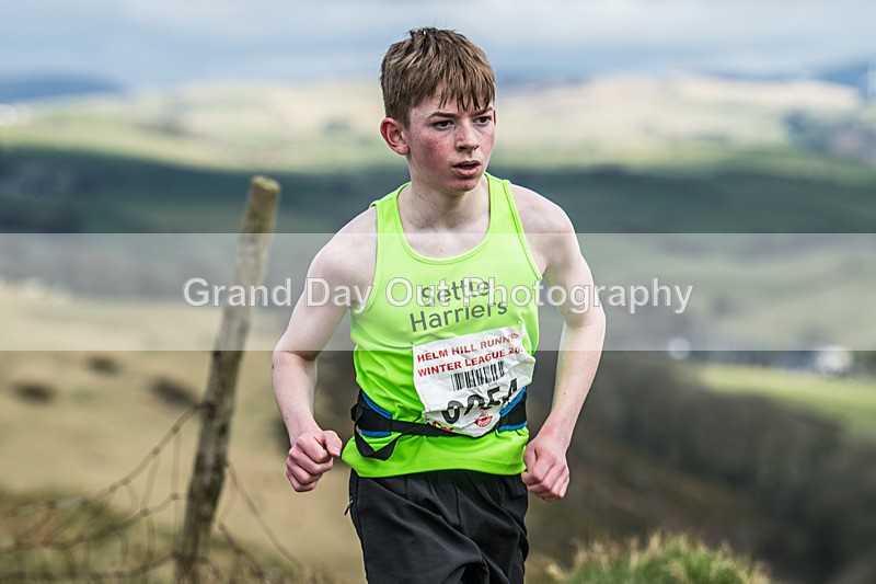 Helm Hill -407 - Kendal Winter League Helm Hill Fell Races (Under 13/15/17 & Seniors) Sunday 16th March 2025