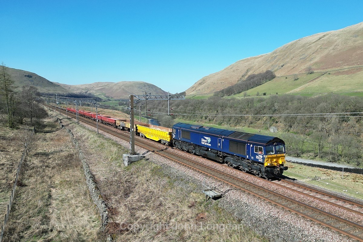 JL - 2.4.25 66432 6K05 Carlisle - Crewe, Lune Gorge - Latest shots