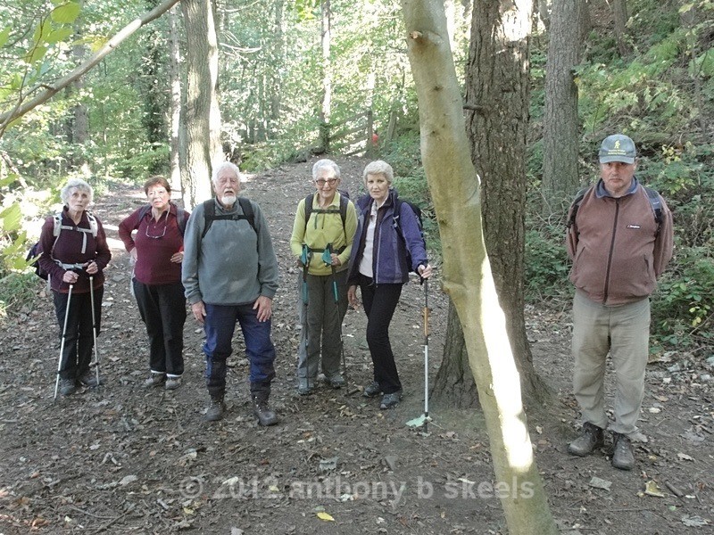 044 After a drink stop by the weir at Milners Fork. - Third Saturday Walks Collection Two.