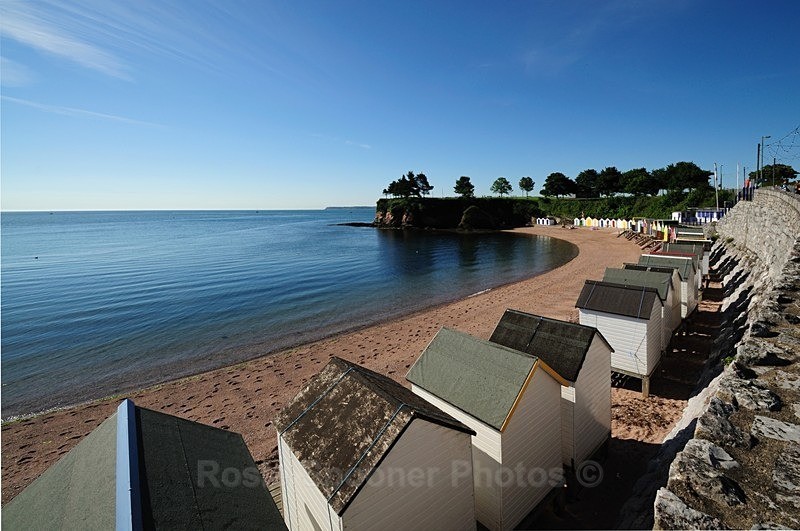 Looking over the Beach Huts at Corbyn Head - Torquay See separate galleries for Cockington, Meadfoot and Anstey's Cove