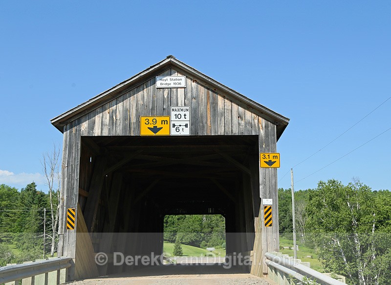 Hoyt Station Covered Bridge New Brunswick Canada - Covered Bridges of New Brunswick