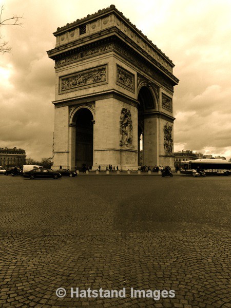 The Arc de Triomphe - places
