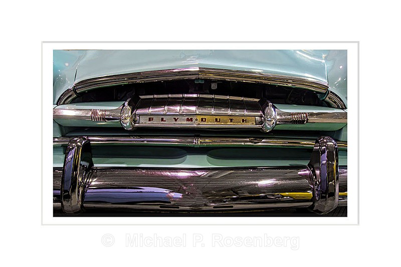 Gold Tinted Plymouth Grill: Autographica Series - AUTOGRAPHICA: So Shiny, So Chrome