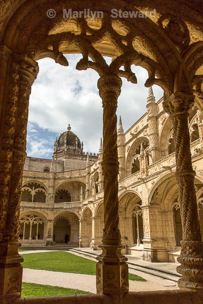Lisbon - St. Jeronimo's monastery cloisters - Portugal and a hint of Spain