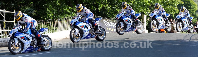 Guy Martin Ballaugh Bridge Sequence - Photos
