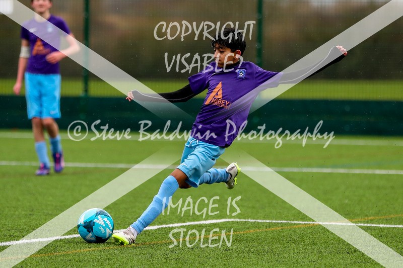 1DX20833 - 2026-02-15 FC Abbey Meads U13 Purple V Royal Wootton Bassett Town Youth U13 Yellow