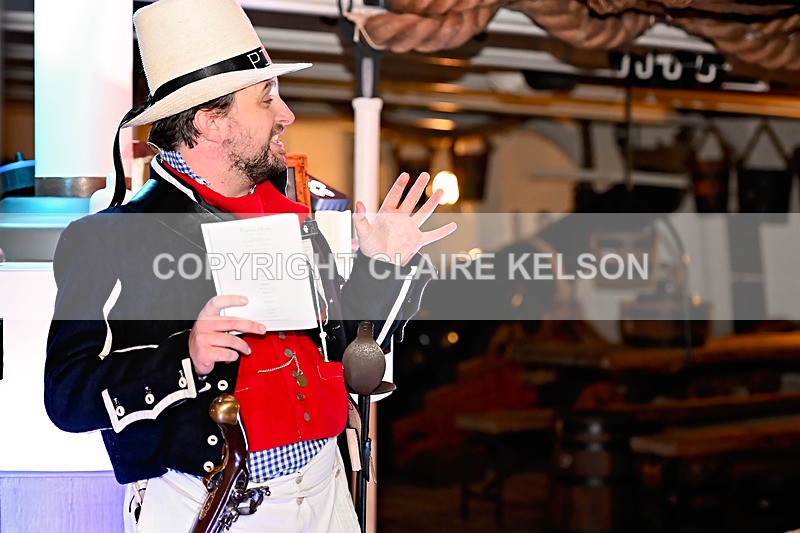 HMS PICKLE-64 - PICKLE NIGHT HMS WARRIOR 1860