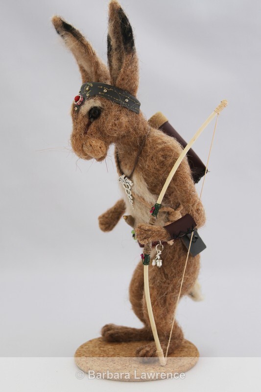 Hugo the Warrior Hare. Photo 3 - The Wiccan Wanderers. Characters from Wiccan Woods.