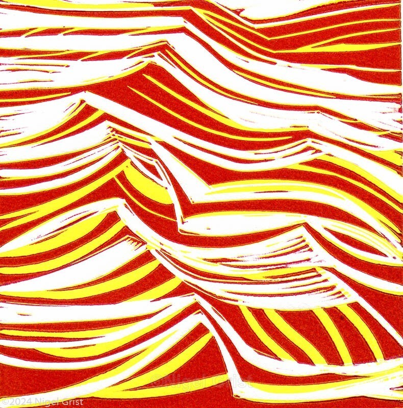  - Linocut