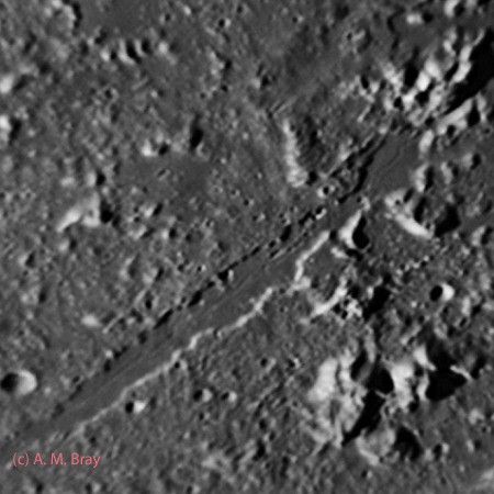 Vallis Alpes (Alpine Valley) - Moon: North Region