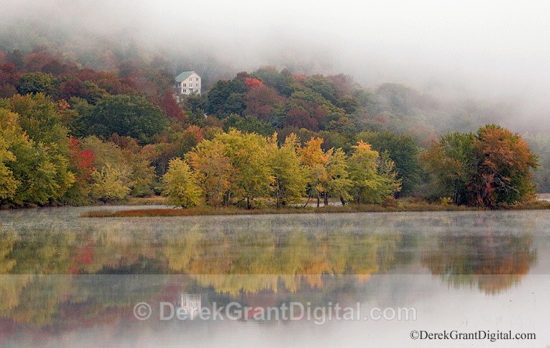 Hampton on the Kennebecasis New Brunswick Autumn Colors - New Brunswick Landscape