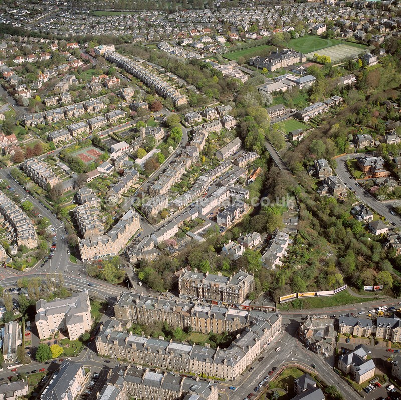 A00516F Roseburn Terrace Edinburgh City in 2004 - Settlements, infrastructure and attractions