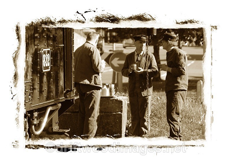 WLLR Tea up at Welshpool - The Welshpool & Llanfair Light Railway