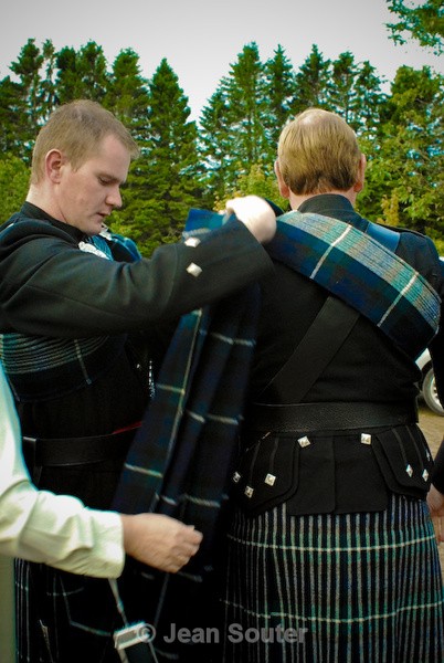 Jock getting his plaid on - Lonach