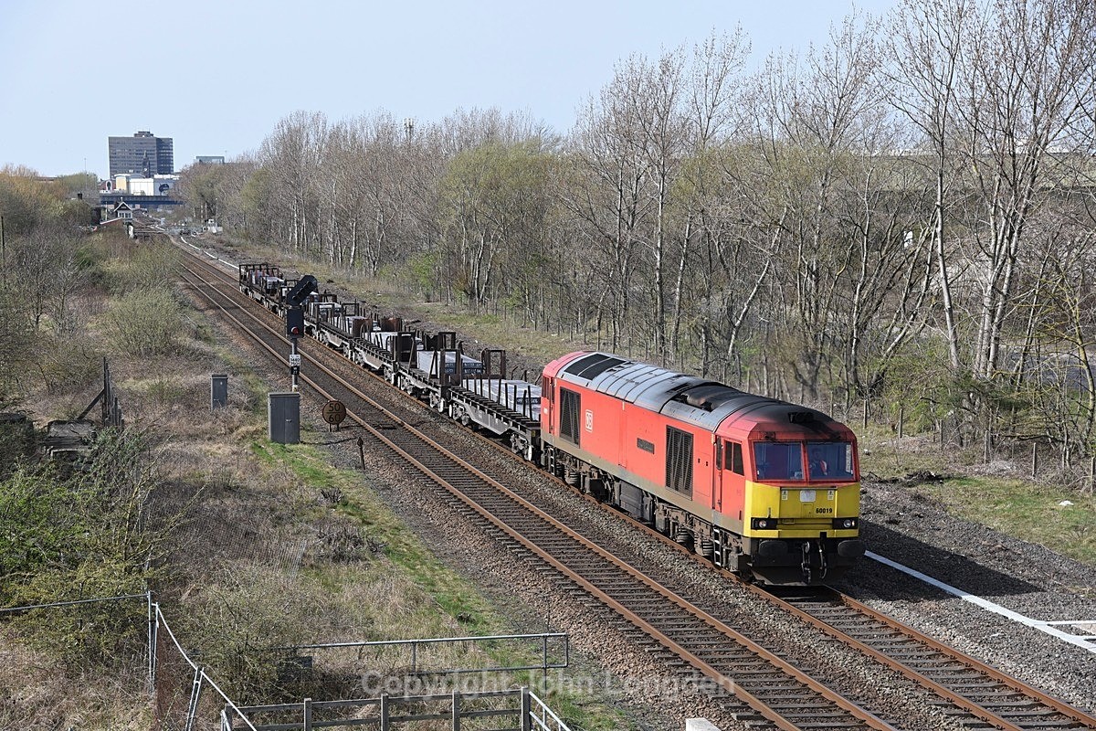 JL - 30.3.21 60019 6N31 Scunthorpe - Lackenby, Cargo Fleet - Teesside (west to east)