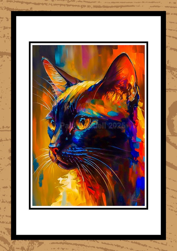 Cats & Dogs Oil Paintings - Pulses with Emotion by Artist Paul Duddell