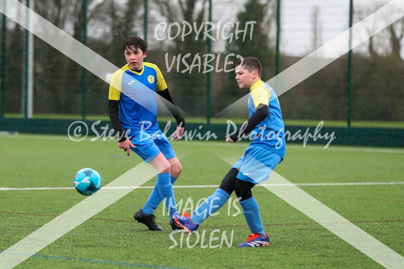 1DX20412 - 2026-02-15 FC Abbey Meads U13 Purple V Royal Wootton Bassett Town Youth U13 Yellow