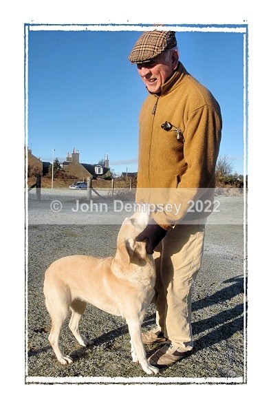 George and Dancer - Walking the Dog