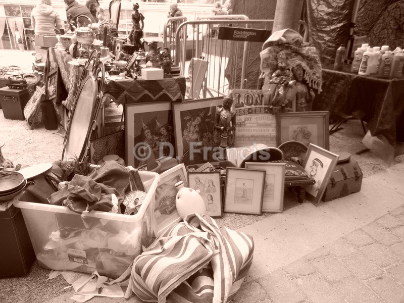 Stalls (sepia) - Little Venice Cavalcade