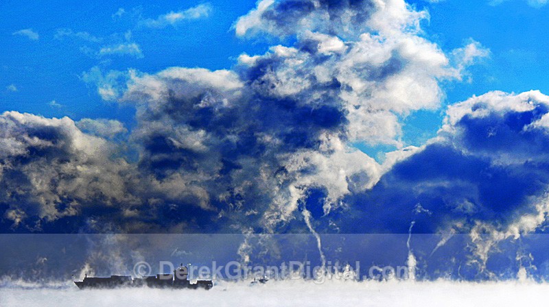 Arctic Fog Sea Smoke Vortices Steam Devils - Extreme Weather