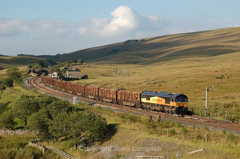 10.8.12 - 66848 6Z70 Ribblehead - Chirk, Blea Moor - Blea Moor