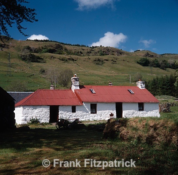 Cottars house, Auchindrain crofting museum, Inveraray - Highland