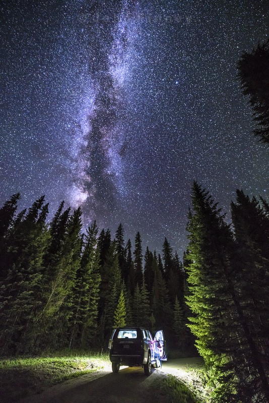 Milkyway over Mt Evans, Colorado. - Astrophotography